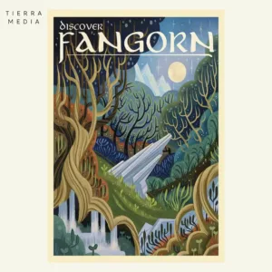 Cuadro Vintage del Señor de los Anillos: Fangorn