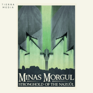 Cuadro Vintage del Señor de los Anillos: Minas Morgul